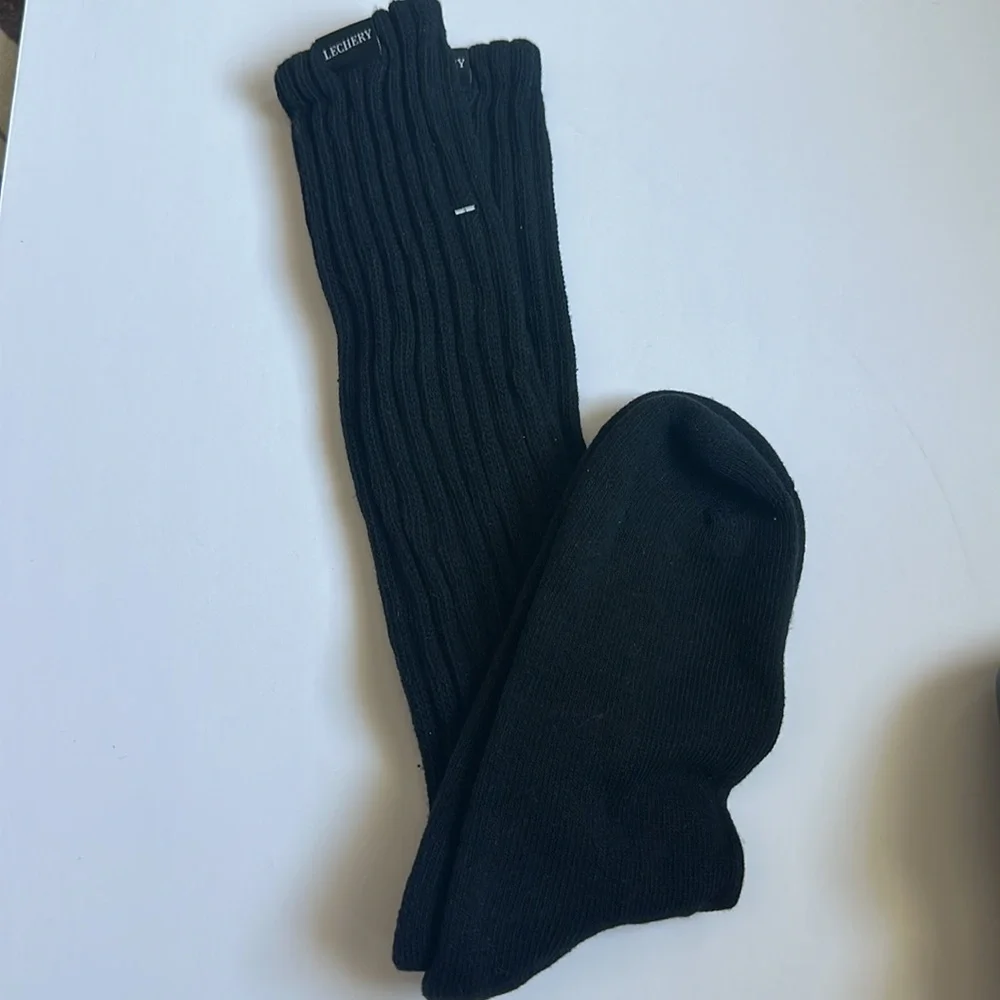 LECHERY Gender Inclusive Scrunch Crew Socks New - Picture 3 of 5